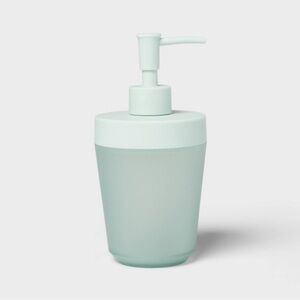 3 Room Essentials: Mint 14 oz Soap Pump (7in (H) 3.38 (W) 3.38 (D) (15)